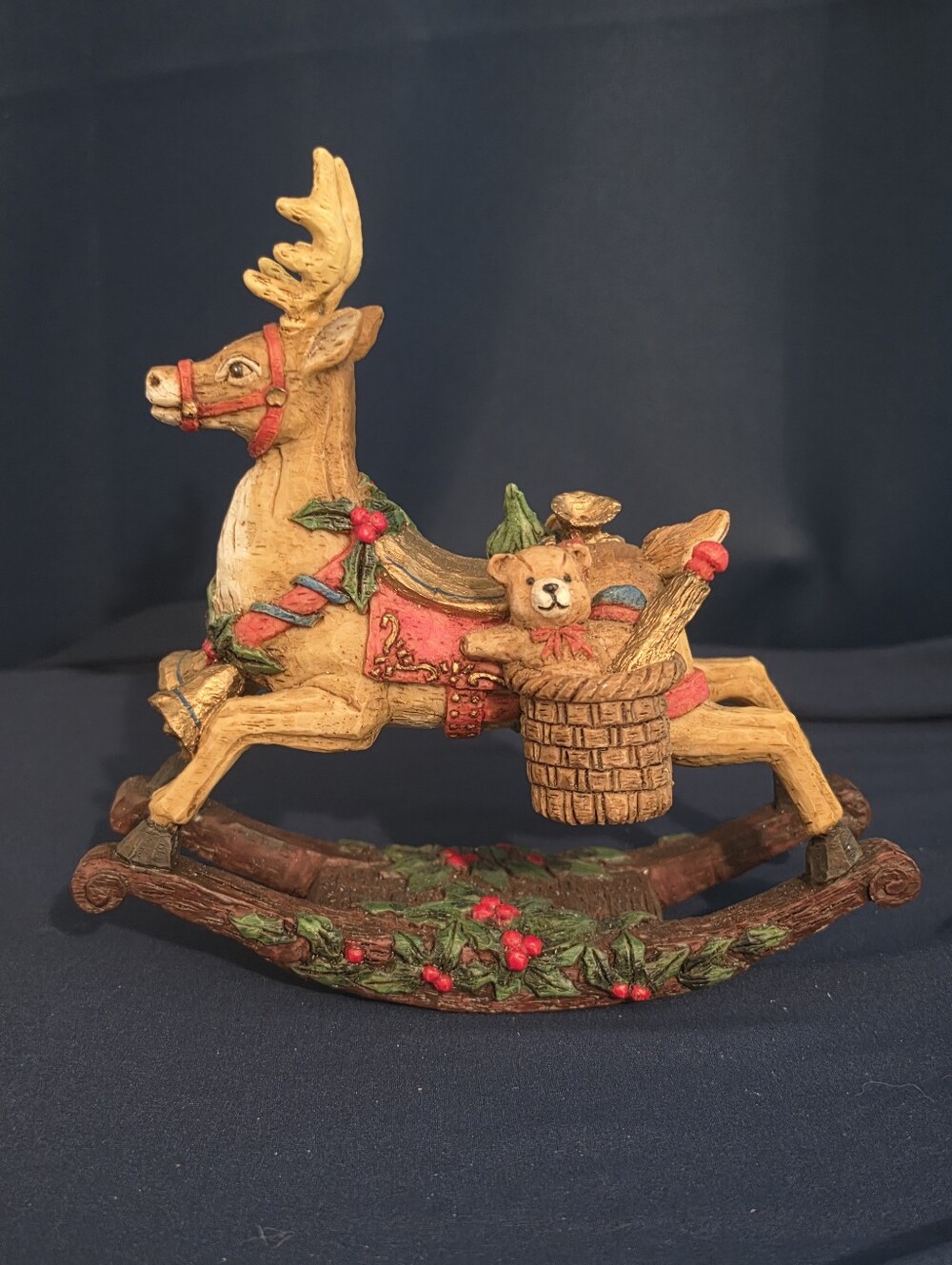Kurt Adler Holiday Rocking Reindeer Standing Decor